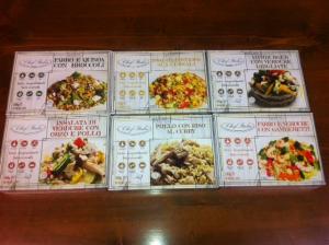 Frozen ready meals Wellness line